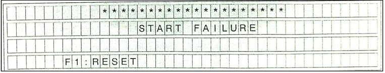 Reset Start Failure prompt