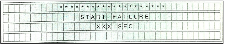 Start Failure prompt